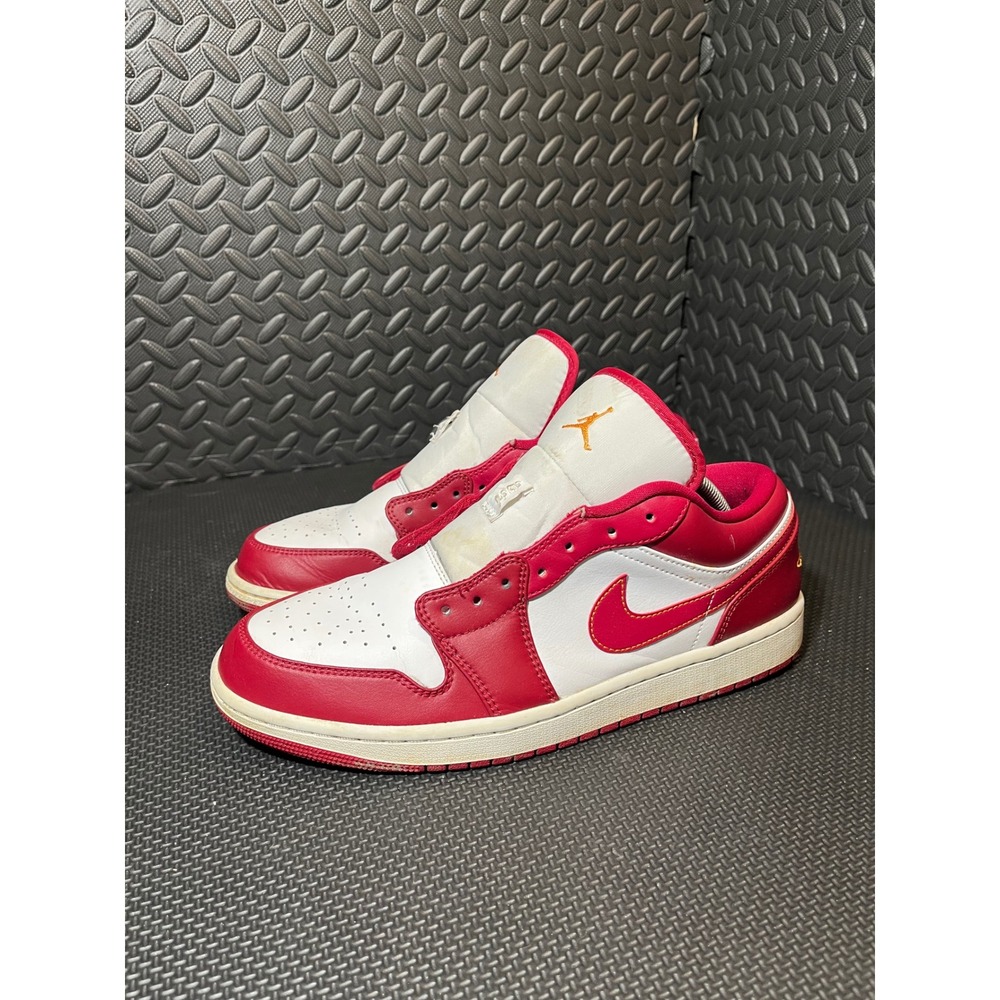 Nike Air Jordan 1 Low Cardinal Red Men's Sz 11.5 Sneakers Retro Shoes 553558-607